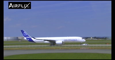 Airbus A350 First Flight - Departure from Toulouse